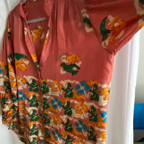 Mes Demoiselles silk blouse, Large - Picture 5 of 6
